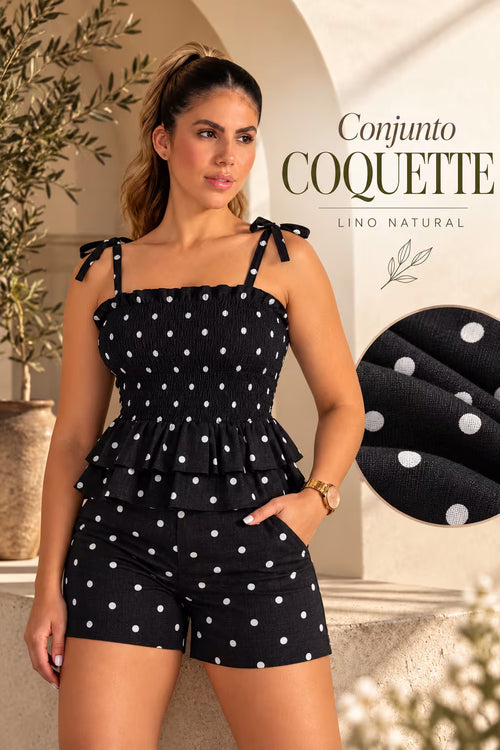 Conjunto de verano Coquette en lino