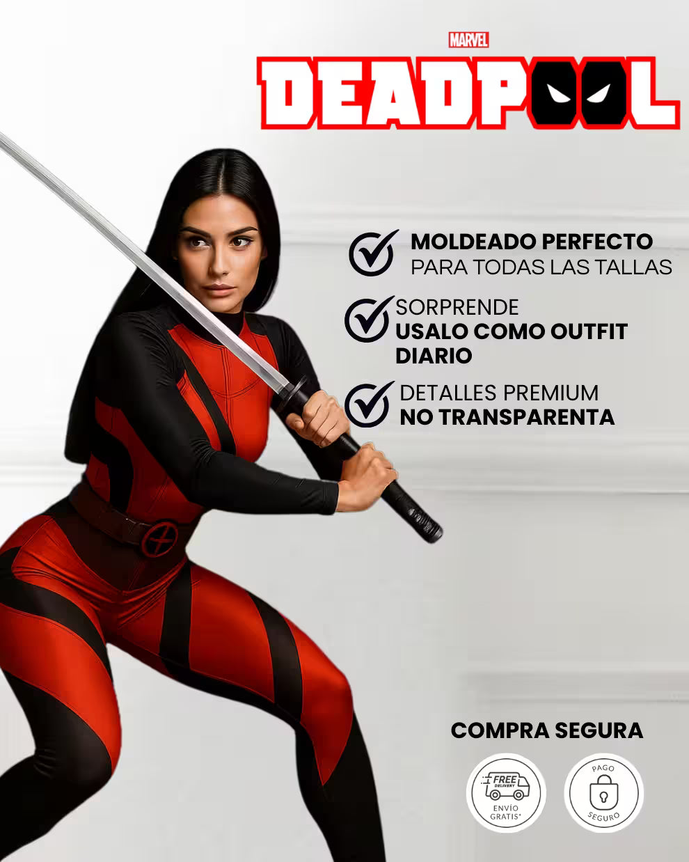 Enterizo Deadpool